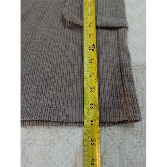 Halara Ribbed Mid Rise Wide Leg Women's Wide Leg Cargo Pants with Pockets - Picture 7 of 15